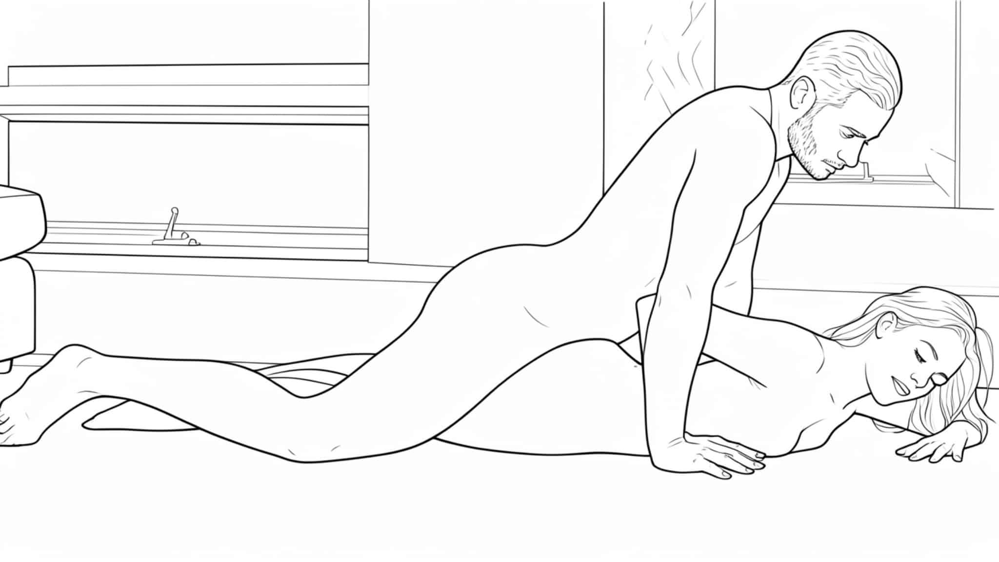 Tailgate (Man on Top, Woman Face Down) 2 Tailgate Man on Top Woman Face Down